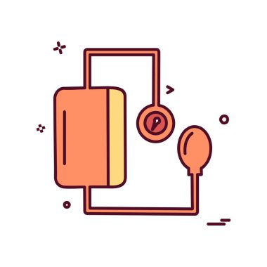 Tansiyon simgesi tasarım vektörü