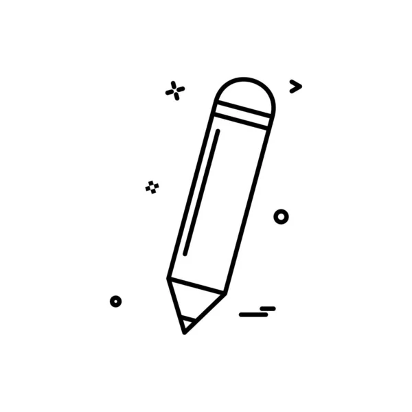 Bleistift Symbol Vektor Design Symbol — Stockvektor