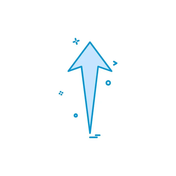 Arrow Icon Design Vector — Stock Vector
