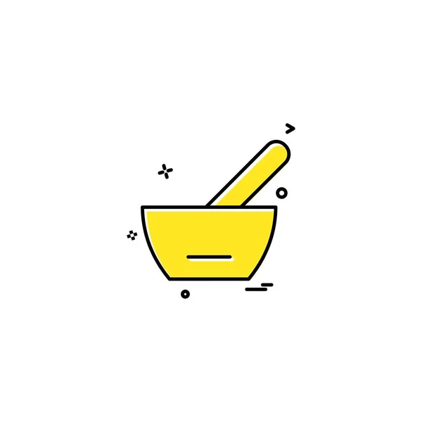 勺碗药 Soupe 图标矢量设计 — 图库矢量图片