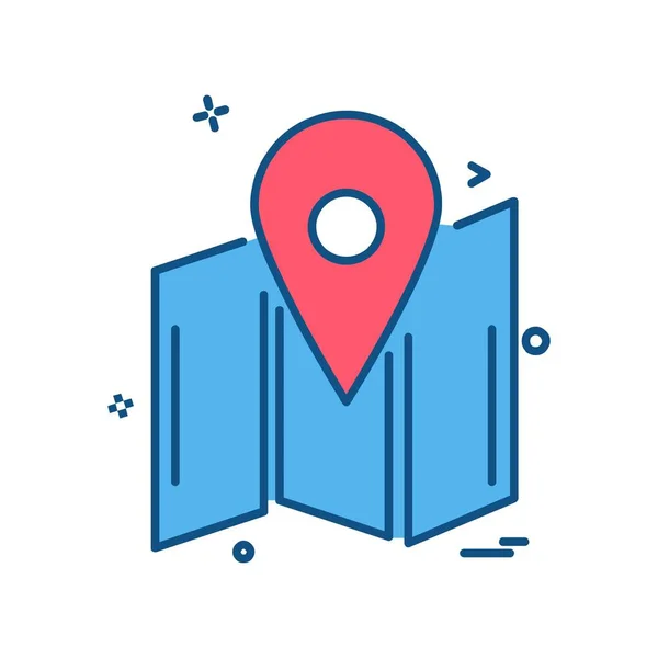 Navigation Symbol Design Vektor Illustration — Stockvektor