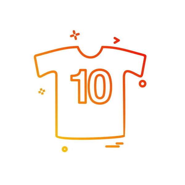 Fútbol Icono Diseño Vector — Vector de stock