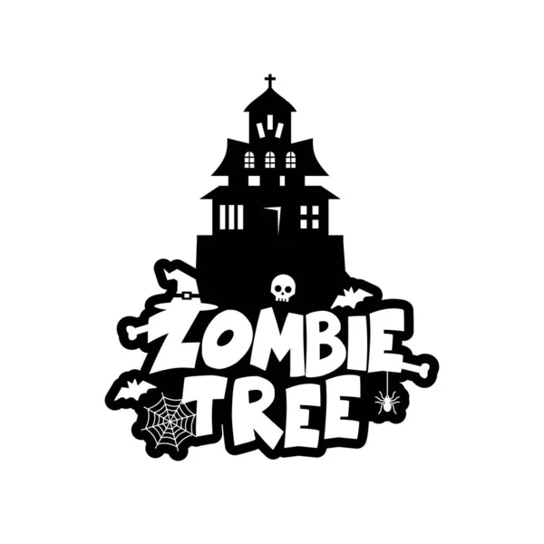 Zombie Partii Typografia Wektor — Wektor stockowy