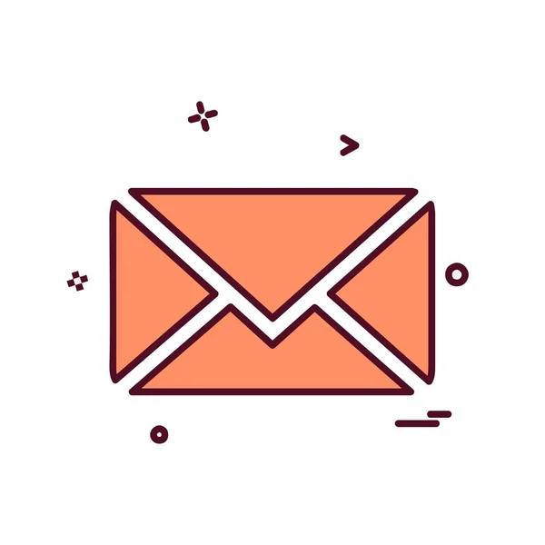 Letter Icon Design Vector — Stock Vector