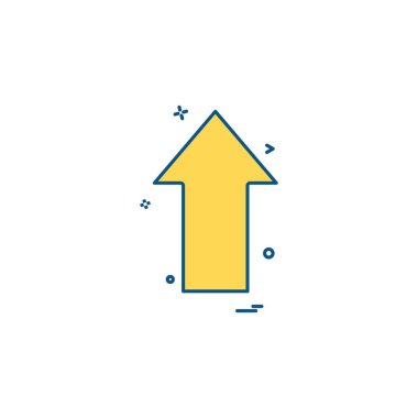 simge vektör tasarımı yukarı ok