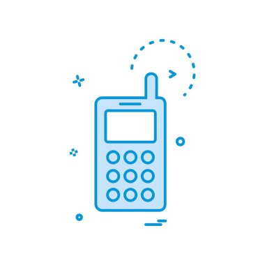 Akıllı Telefon Simgesi Tasarım Vektörü