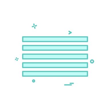 Menü düğmeleri simge tasarım vektörü