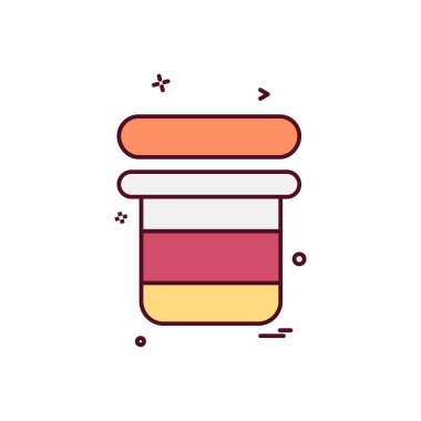 Gıda simgesi tasarım vektörü