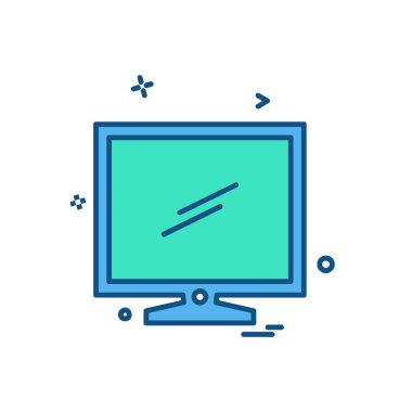 Bilgisayar simgesi tasarım vektörü