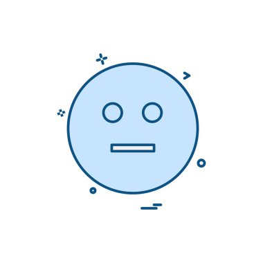 Emoji simgeleri tasarım vektörü 