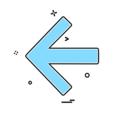 Ok simgesi tasarım vektörü