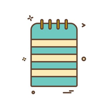 Pano simgesi tasarım, renkli vektör çizim