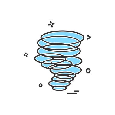 Twister simge tasarlamak vektör