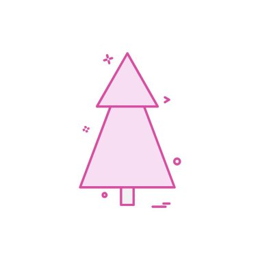 Ağaç simgesi tasarım vektörü