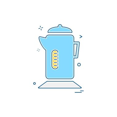 Mutfak simgesi tasarım vektörü 