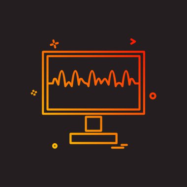 Bilgisayar simgesi tasarım vektörü