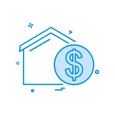 Ev simgesi tasarım vektörü