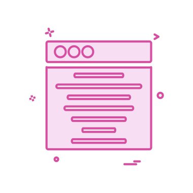 Web düzen simge tasarlamak vektör