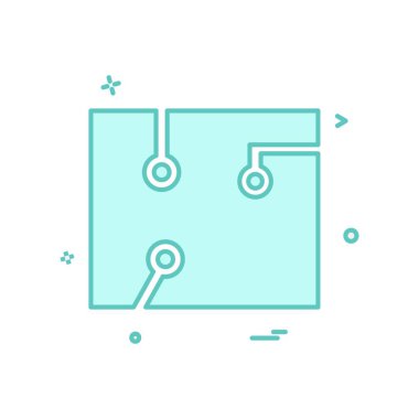 Devre simge tasarlamak vektör