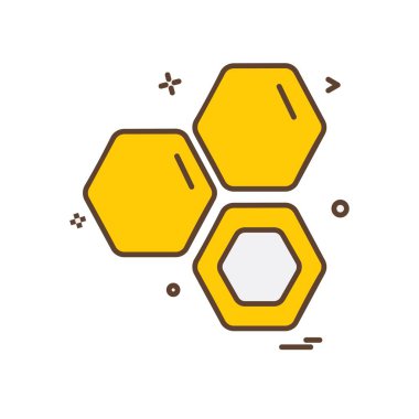 Bal simgesi tasarım vektörü