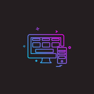 Web simgesi tasarım vektörü 