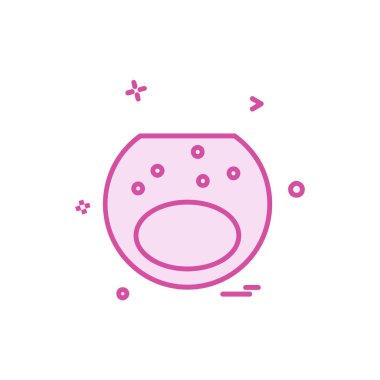 İçki simgesi tasarım, renkli vektör çizim 