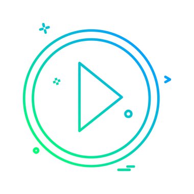 Ok simgesi tasarım vektörü