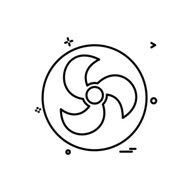 Hayran simgesi tasarım vektörü