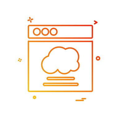 Web düzen simge tasarlamak vektör