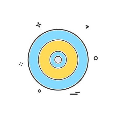 Disk simgesi tasarım vektörü