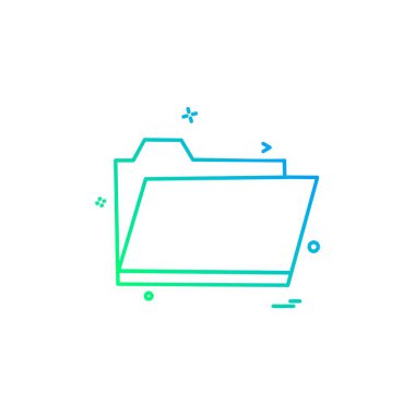 Dizin simgesi tasarım vektörü