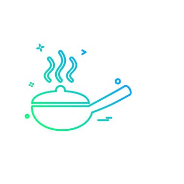 Mutfak simgesi tasarım vektörü 