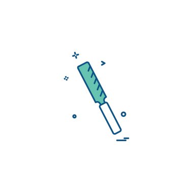 İnşaat aracı simgesi tasarım, vektör çizim