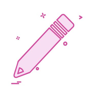 Kalem simgesi tasarım vektörü