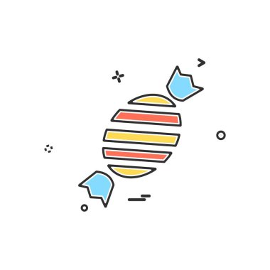 Şekerleme simge tasarlamak vektör