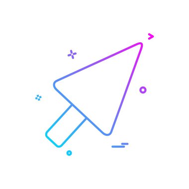 Ok simgesi tasarım vektörü