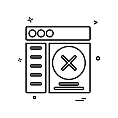 Web düzen simge tasarlamak vektör