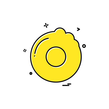 Gıda simgesi tasarım vektörü