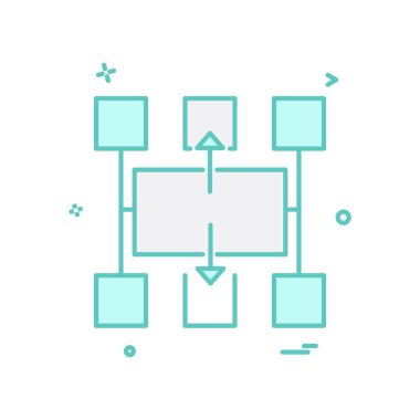 Akış çizelgesi tasarım vektörü