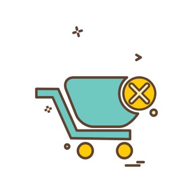 Alışveriş simge tasarlamak vektör 