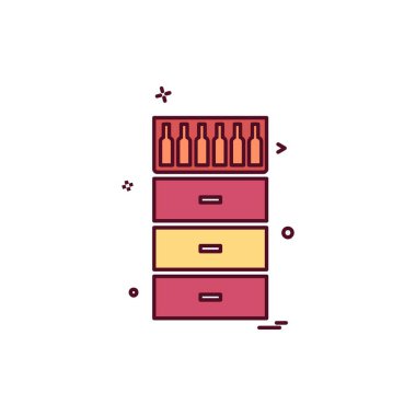 Tablo simgesi tasarım vektörü