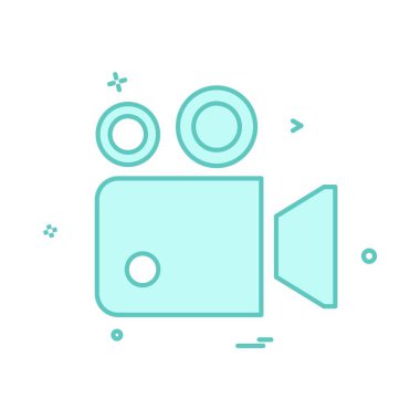 Kamera simgesi tasarım vektörü