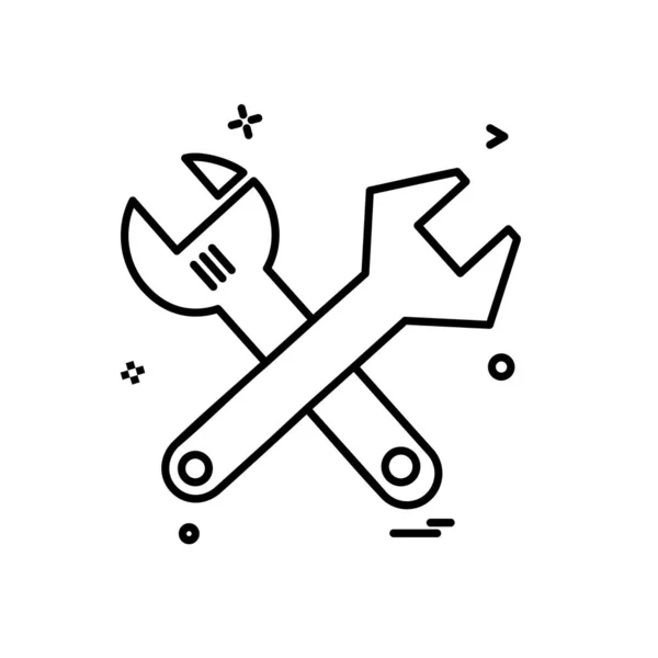 Ikona Narzędzia Sprzętowo Ilustracji Wektorowych — Wektor stockowy