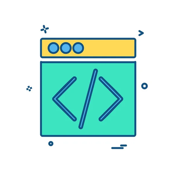 Web Layout Icon Design Vektor Illustration — Stockvektor