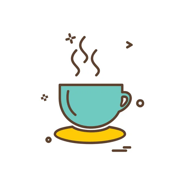 Drink Icon Design Bunte Vektorillustration — Stockvektor