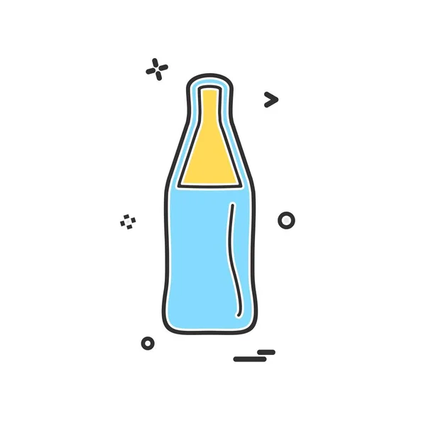 Design Ícone Bebida Ilustração Vetorial Colorida —  Vetores de Stock
