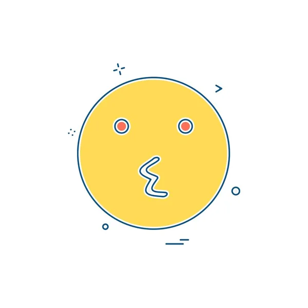 Ícones Emoji Vetor Design —  Vetores de Stock