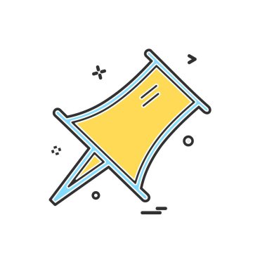 PIN düz simge vektör çizim 