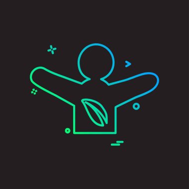 Çiftçi simge tasarlamak vektör