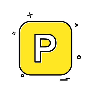 İngilizce alfabe simge tasarlamak vektör 